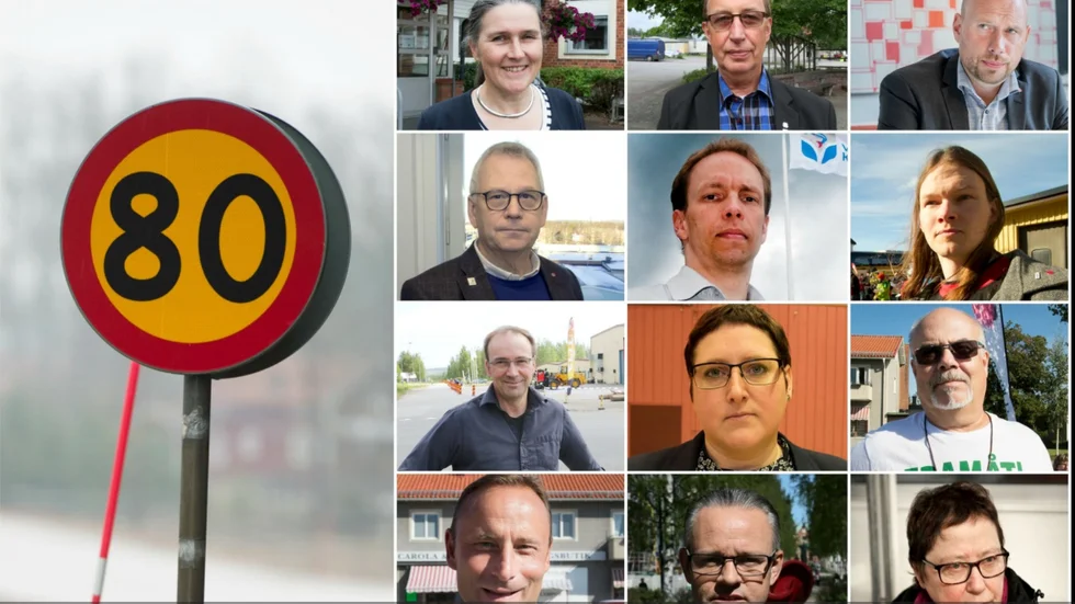 Politikerna i Umeåregionen säger nej till Trafikverkets förslag på sänkta hastigheter. Montage: VK. 