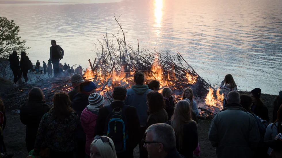 Valborgsfirande vid Fridhem 2019.