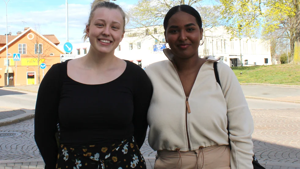 Andrea Lundgren, Vimmerby: Det är inget jag har tänkt på men har säkert hört flera. Ryan Babiker, Vimmerby: Jag har inte aktivt lyssnat efter det men säkert hört också. 
