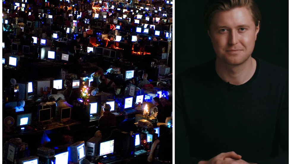 Oskar Ödmark har tagit fram nya produkter för att underlätta för personer som e-sportar. 