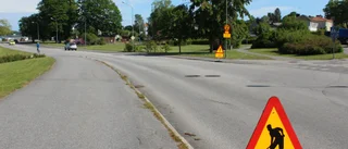 Flera vägarbeten i centrala Västervik