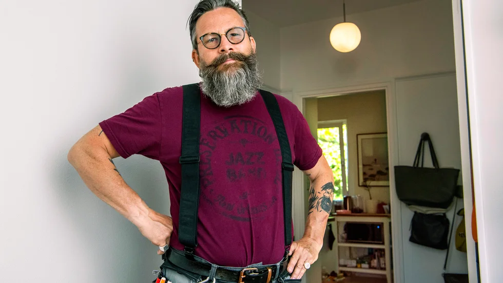 Elektrikern Anders Eriksson har drivit eget företag i 20 år.