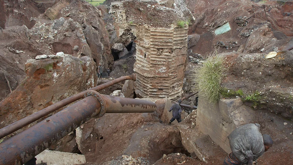 En gruva i Kongo-Kinshasa – dock inte i den del av landet där de tre kinesiska medborgarna ska ha dödats. Arkivbild.