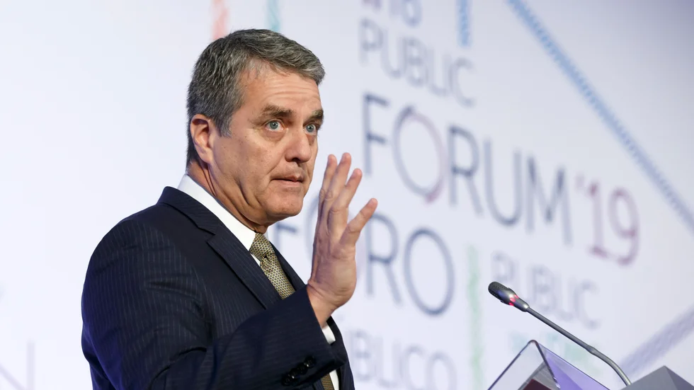 Roberto Azevedo, generaldirektör för WTO. Arkivbild.