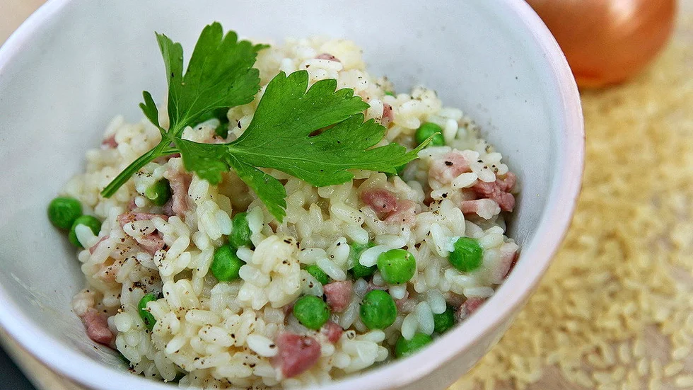 Risotto är snäll mat mot magen och hushållskassan.