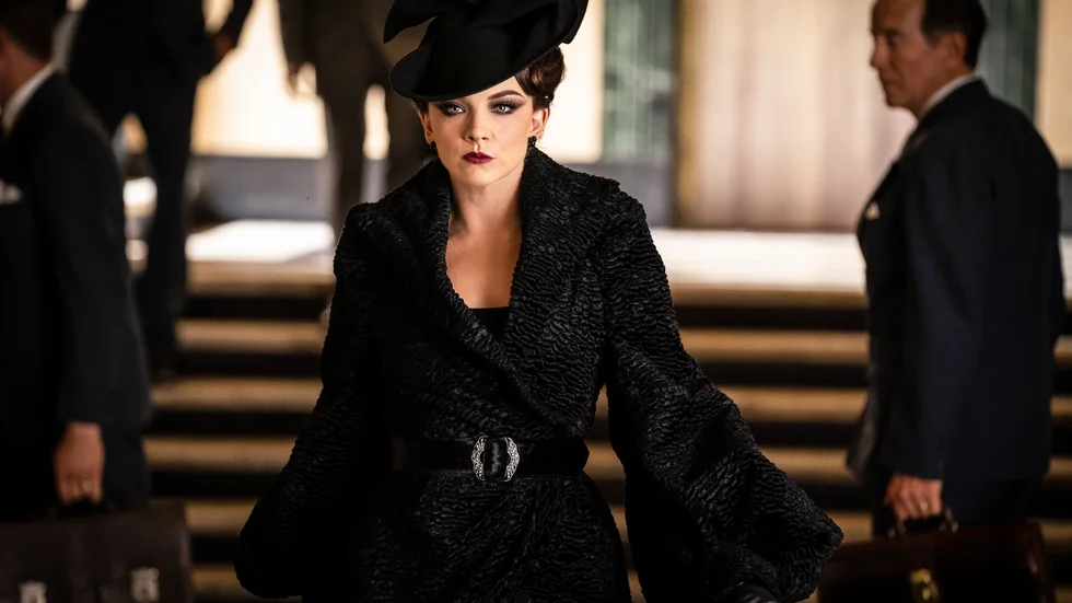 Natalie Dormer som dödsdemon i "Penny dreadful: City of angels". Pressbild.