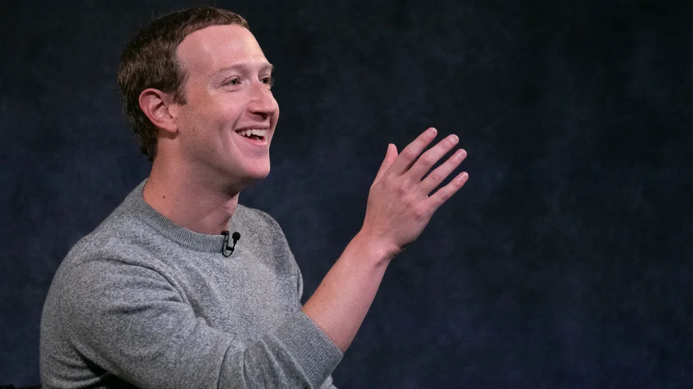 Mark Zuckerbergs Facebook mer än dubblade vinsten under årets första kvartal. Arkivbild.
