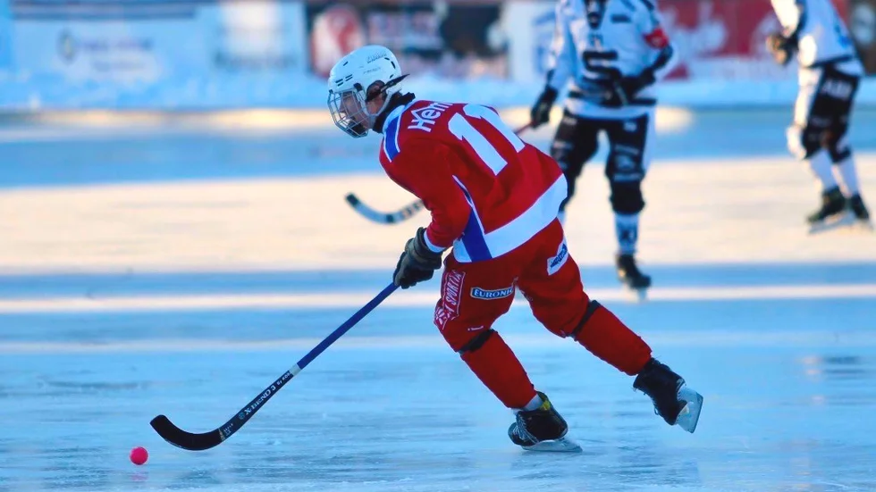 Emil Stock, 15, gjorde sitt första a-lagsmål i helgens seger mot Katrineholm.