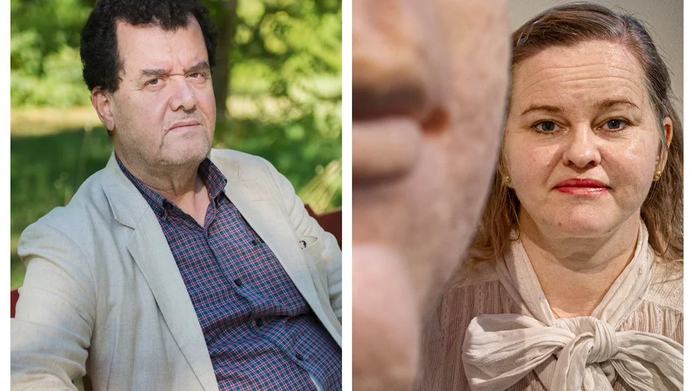 Farhad Shakely och Hanna Beling får kulturnämndens arbetsstipendium på 100 000 kornor var.