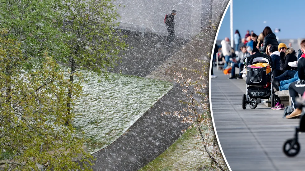 Veckan inleds med snöbyar, men leds senare in på soligt väder med varmare temperurer.