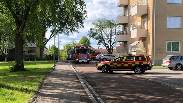 Räddningstjänsten larmades till en befarad brand på Kungsberget på torsdagseftermiddagen.