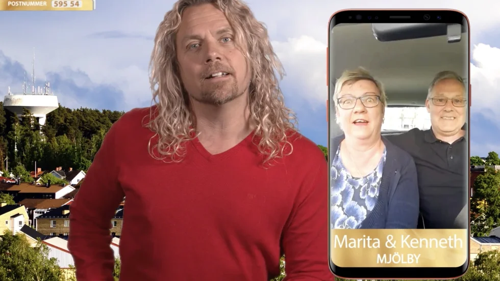 Marita och Kenneth Olovsson fick inget besök utan blev blev uppringda av lotteriet.