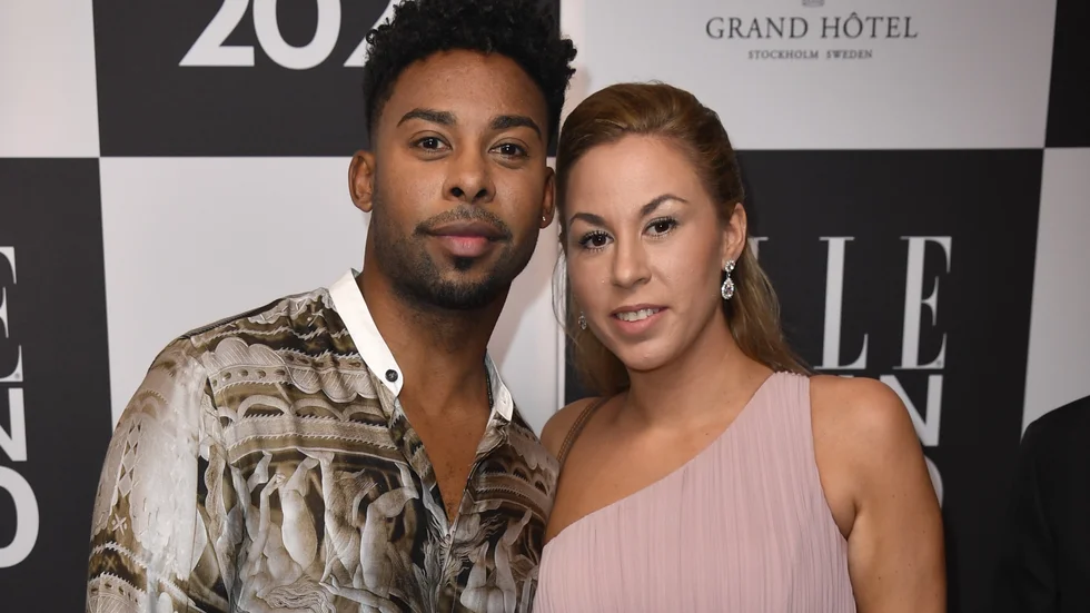 John Lundvik och Jotta Martidou. Arkivbild