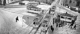 När spårvagnen gick genom city