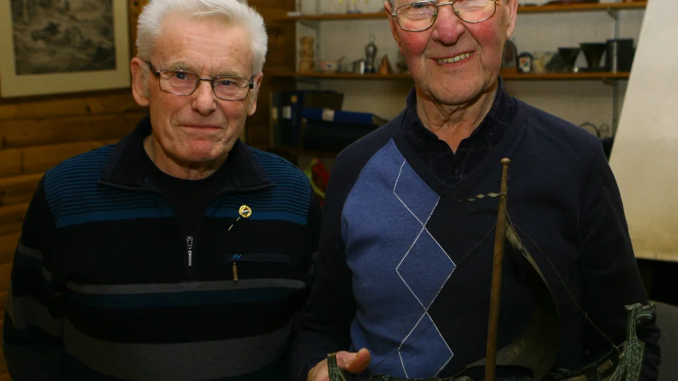 Karl-Gunnar Svensson, till vänster, och Stig Andersson, till höger.