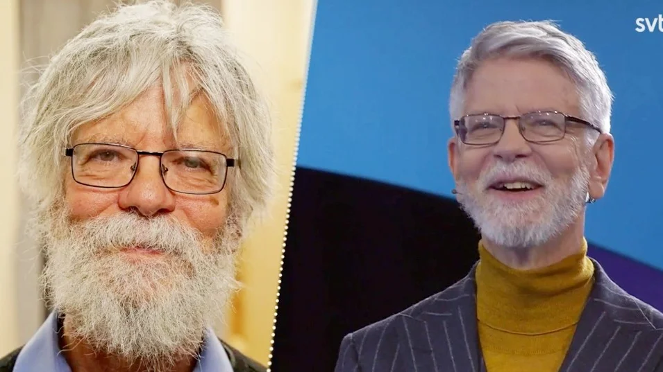 Mats Klockljung fick en ny stil i SVT:s Go'kväll. 