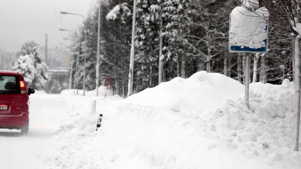 2019 föll sammanlagt 431 centimeter snö, vilket är rekordmycket i närtid. (Arkivbild)