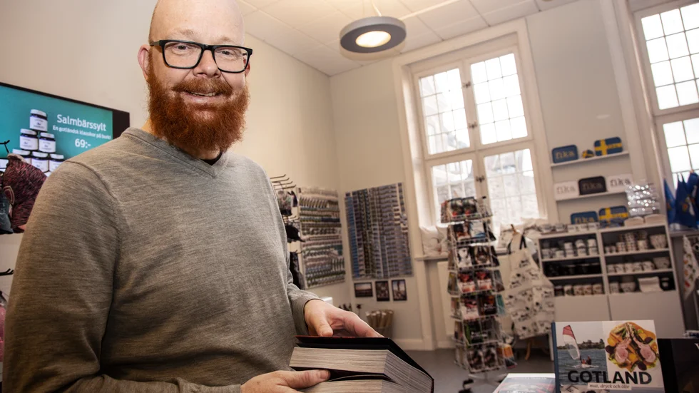 Mäklaren Fredrik Öjdahl på Fastighetsbyrån i Katrineholm.