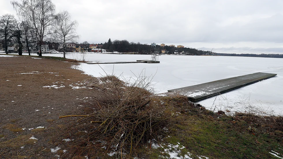En mörk höstkväll utspelade sig ett våldsamt tumult vid Strandbadet på Visholmen. 