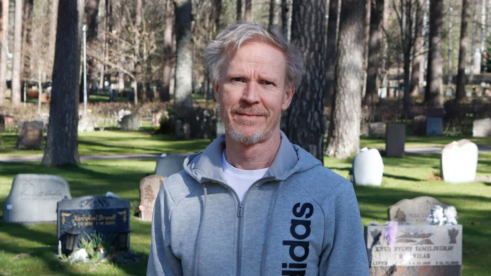 Lars Ståhle, chef för begravnings- och kyrkogårdsenheten vid Skogskapellet. 