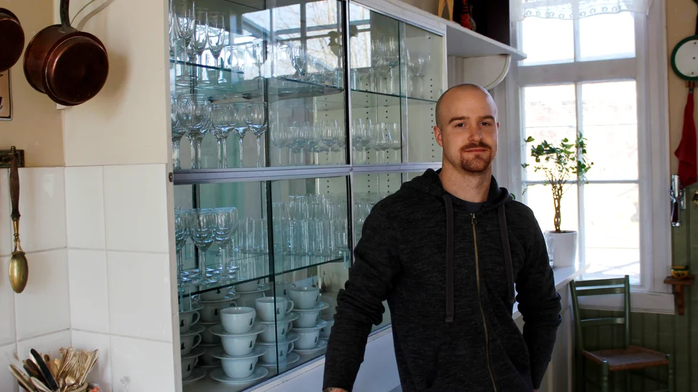 Tim Gustafsson berättar att han arbetat flitigt med att etablera Gröna Tuppen som en julbordsdestination sedan övertagandet 2019.