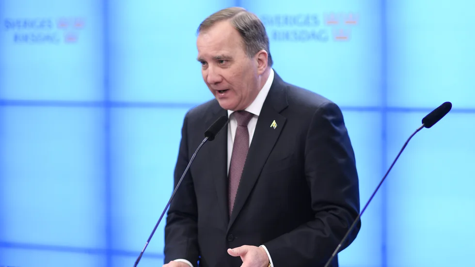 Statsminister Stefan Löfven.