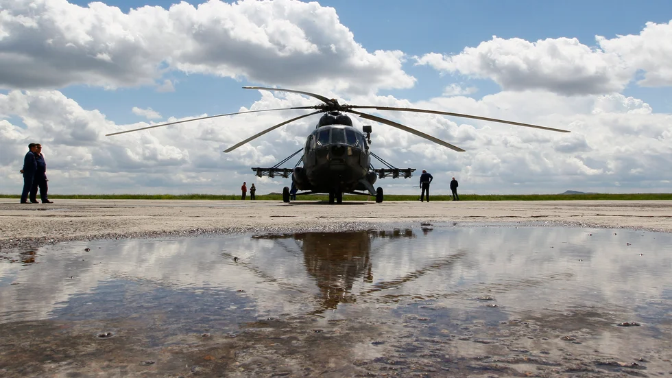 En rysk Mi-8-helikopter, samma modell som var inblandad i olyckan. Bilden är från ett annat tillfälle.