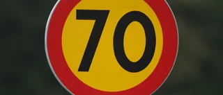 Varför bara 70 vid påfarten i Ostvik?