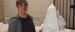 Sommarens längsta konstverk finns i Uppsala domkyrka