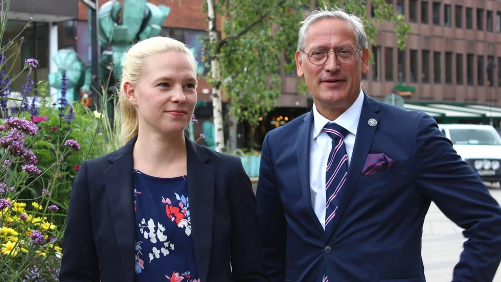 Frida Sandberg och Jan-Erik Jonasson.