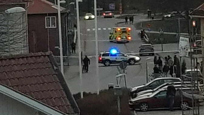 Under lördagskvällen utbröt ett knivbråk i centrala Heby.