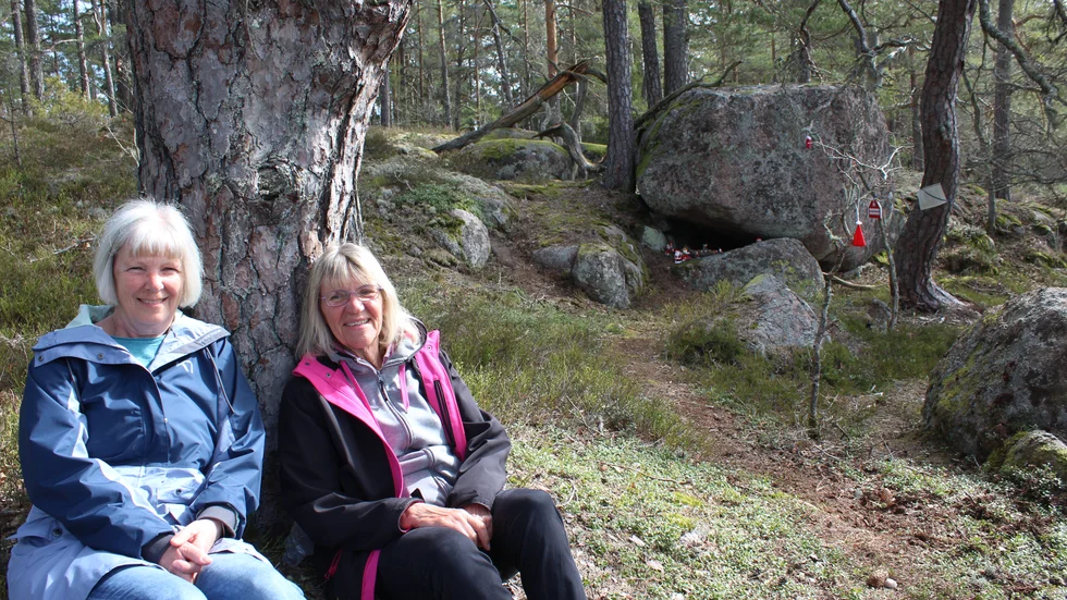 Kerstin Abrahamsson och Ann-Britt Lövingsson tog initiativ till "De bortglömda tomtarnas värld".