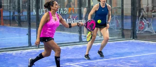 Högt tryck i padelhallen: "Man får tänka klokt"