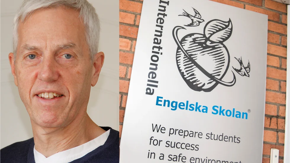 Mats Flodin (M) söker svar på frågor om Engelska skolan kan vara ett alternativ för västra stadsdelen i Enköping.