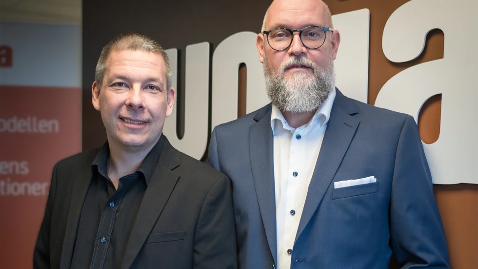 Henrik Palmlöf och Staffan Larsson.