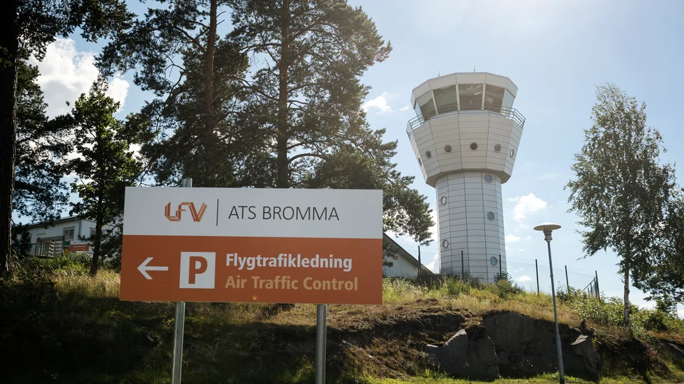 Storvarsel på Luftfartsverket. Arkivbild.