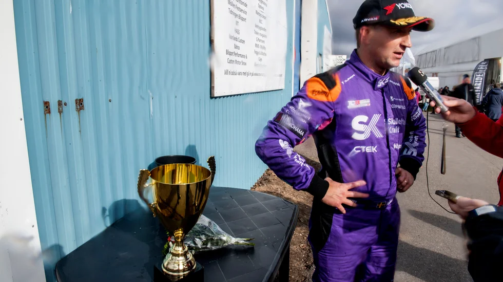 Robert Dahlgren visade tyngd på Mantorp.