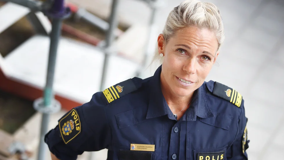 Elenore Ingårda, gruppchef vid polisens enhet för grova brott i Eskilstuna, är försiktig med att berätta detaljer om mordförsöket i Skiftinge.