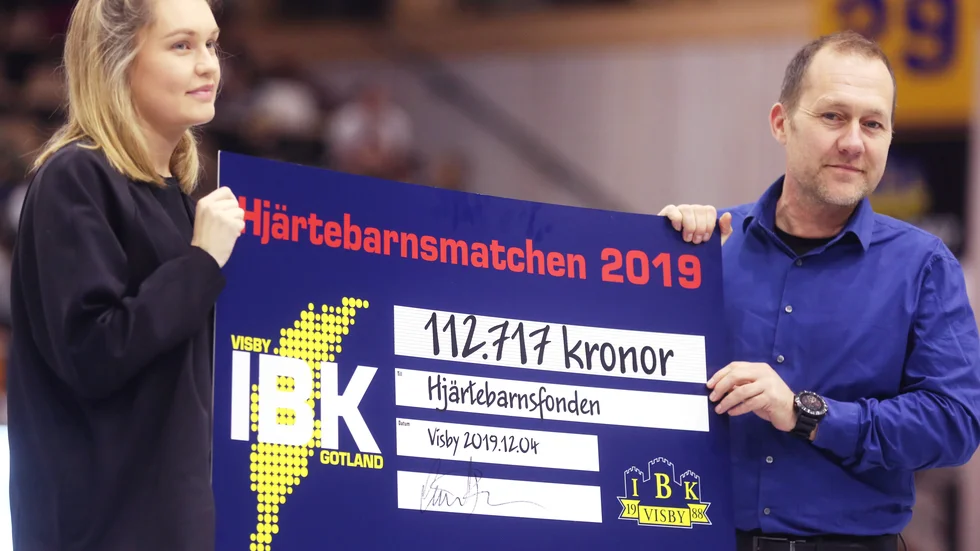 I fjol samlade klubben in 112 717 kronor till Hjärtebarnsfonden.