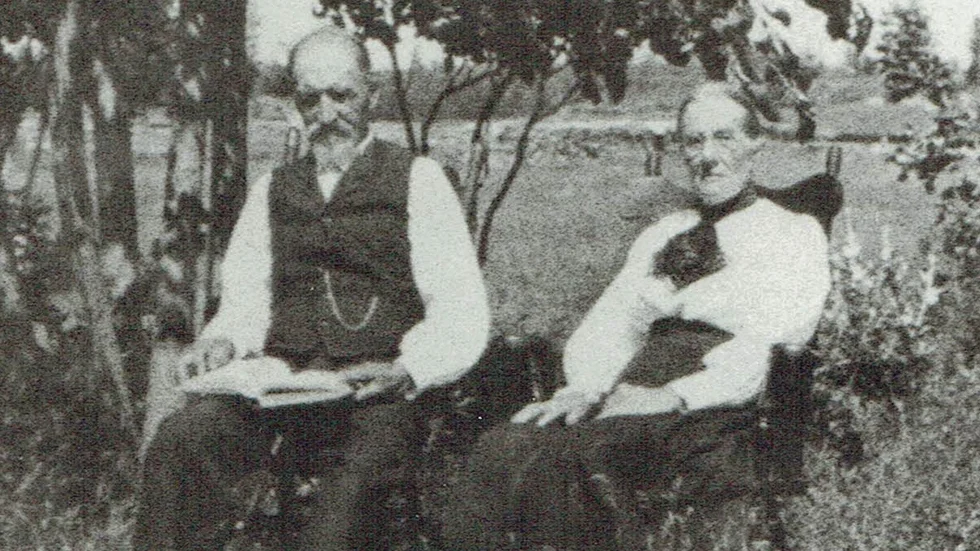 Samuel och Maria Granqvist (Grenquist) i McKinley Wisconsin. Maria, född Risberg i Blåsmark, avled 1908 och Samuel avled 1915.