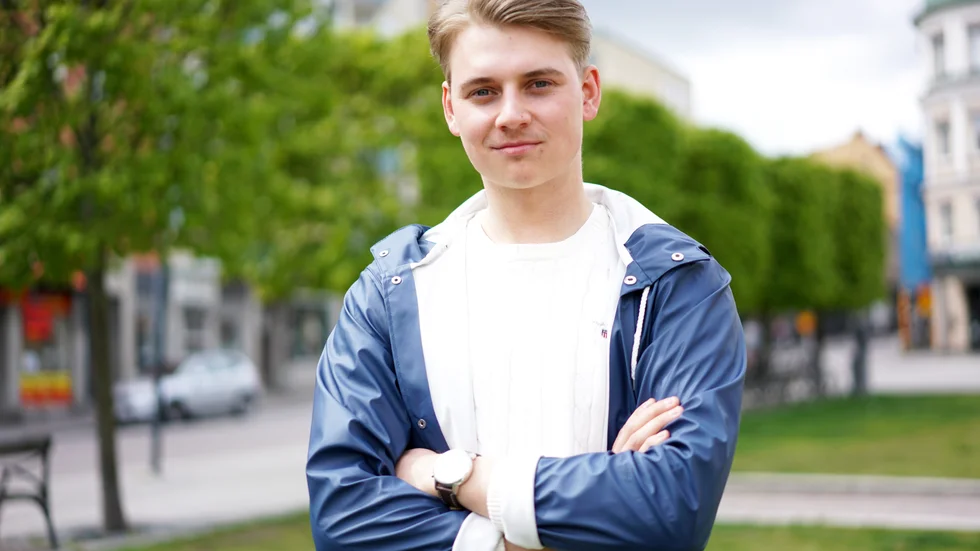 Albin Nordh, Ydre MK, hade tänkt köra en EM-tävling i Lettland i helgen som gick men fick startförbud.
