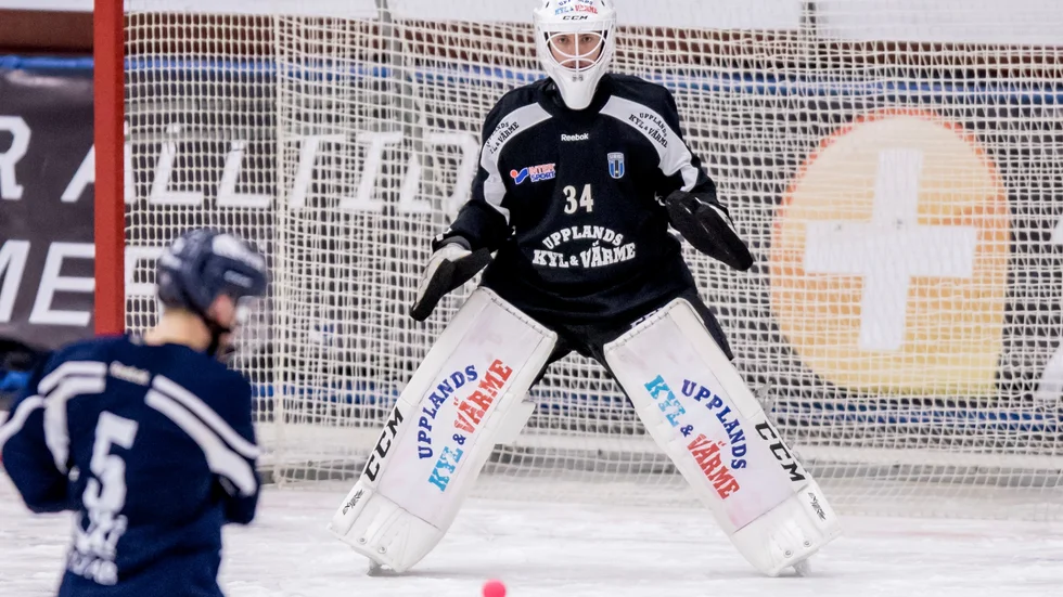 Ludvig Jonasson är tillbaka i Siriusmålet. Här  syns han på en bild från 2016 när Sirius mötte Gripen på bortaplan.
