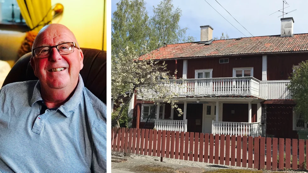 Jan Borgö, ordförande för Djurgårdsportens vänner som driver verksamheten i det röda huset vid Mariefreds skola. Han hoppas att någon annan har möjlighet att ta över uthyrningen.