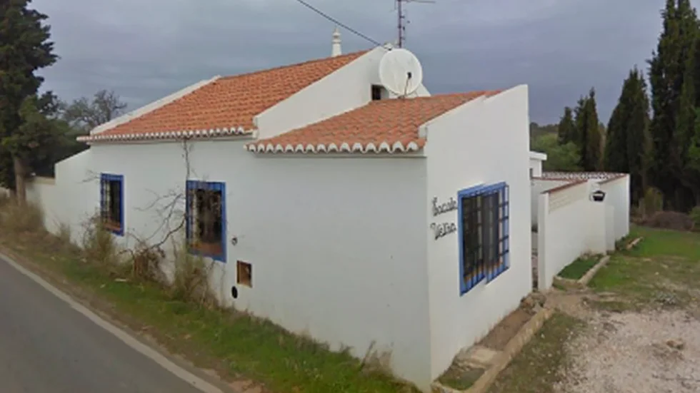 Tyska polisens bild på ett av husen i Portugal som figurerar i McCann-utredningen.