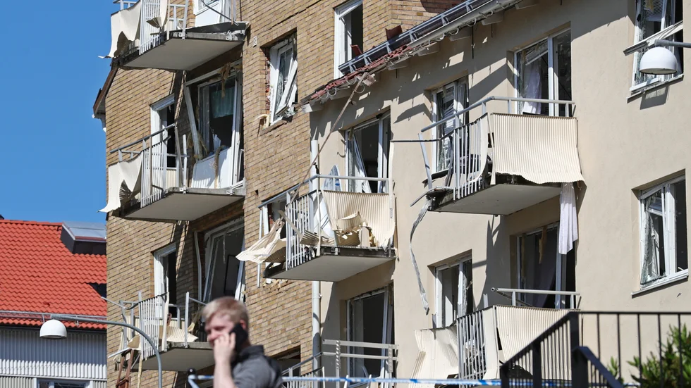 Explosionen i Linköping för ett år sedan var en av de kraftigaste hittills i Sverige. Arkivbild.
