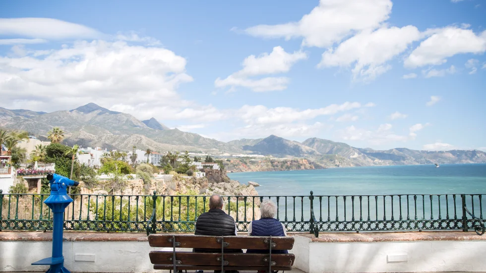 Hotell på Costa del Sol i södra Spanien erbjuder hotellrum för patienter och vårdpersonal under viruskrisen. Arkivbild från Nerja.