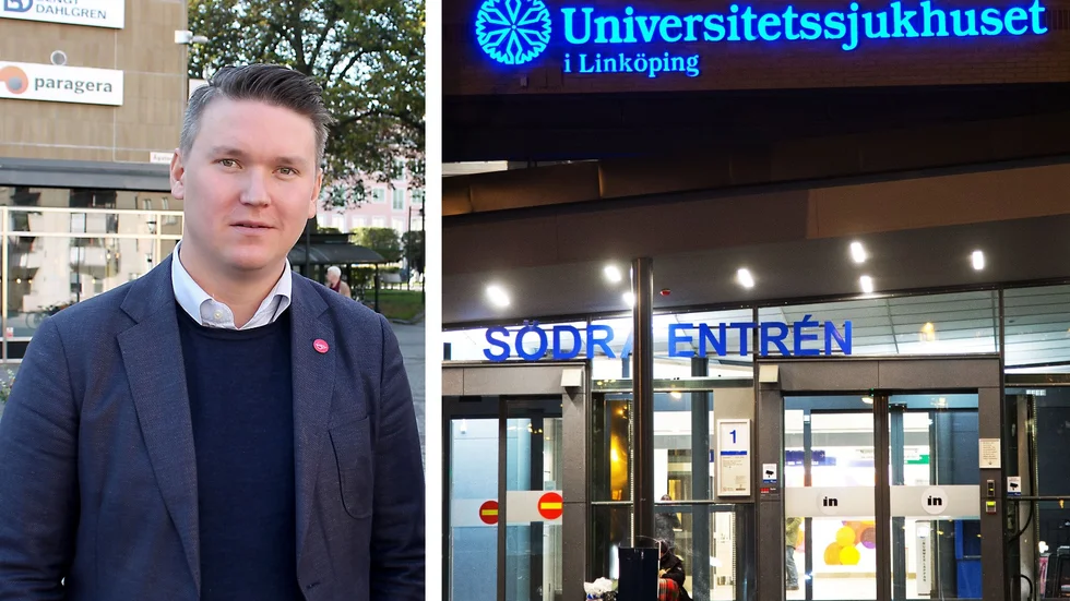"Allt fler åker till sjukhuset med matlådor men vi går nu ihop i city och samordnar alla matleveranser från innerstadens krögare" säger David Nilsson, vd för Citysamverkan i Linköping. 
