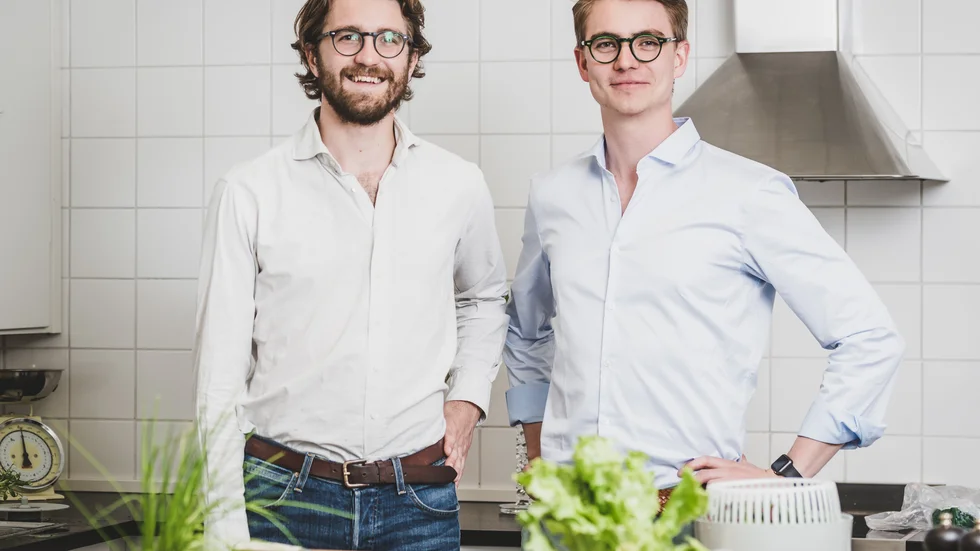 Anton Malmberg och Joel Falck är grundare av Uppsalaföretaget Kitchentime som säljer produkter för köket och hemmet på nätet.