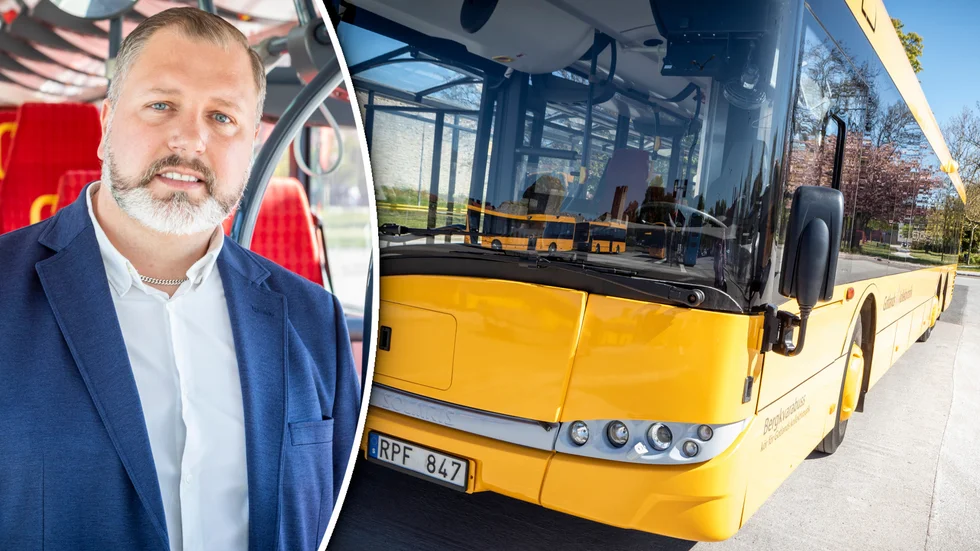 Första dagen med nya operatören gick en av bussarna sönder. Depåchef Henric Hedenqvist menar att det är sånt som kan hända.