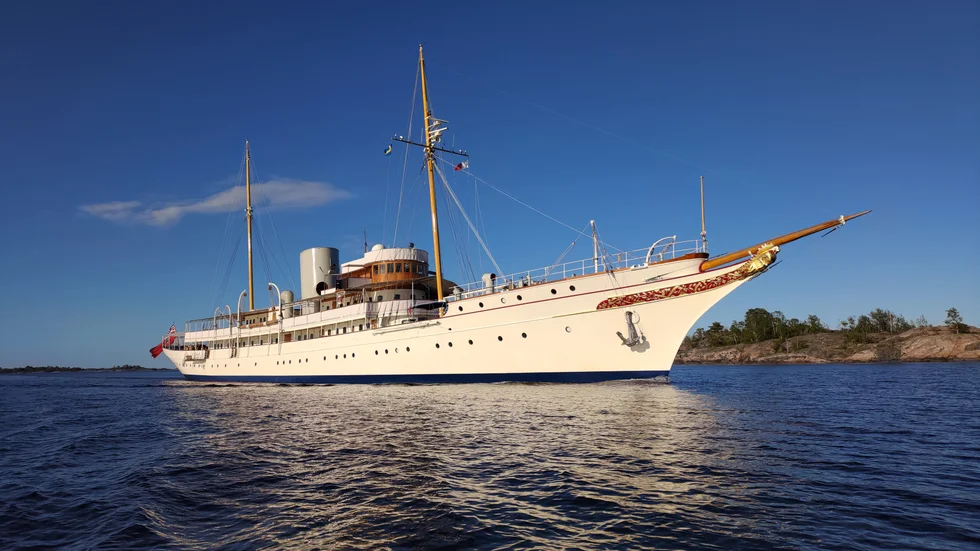 Nahlin, en av de tre kvarvarande klassiska yachterna som byggdes 1930.